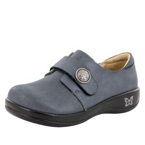 Alegria Joleen Silver Grey Ashes To Ashes Oxford Strap Comfort Shoes